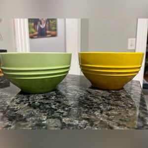 2 Le Creuset cereal bowls